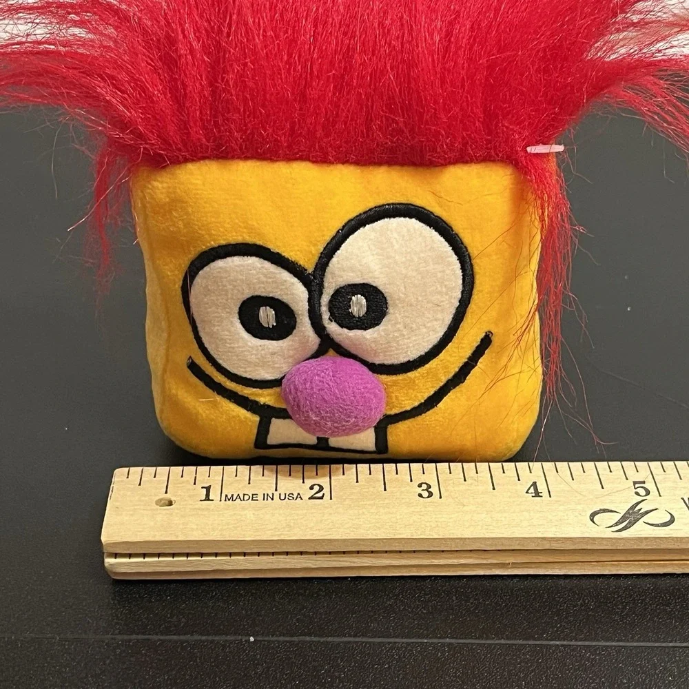 2006 FurrBallz Talking Dee Hey BlockHead Plush Slammer Works Red Hair Walmart